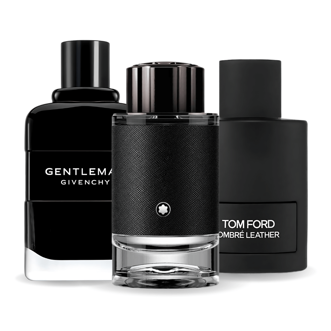 3 smaržu komplekts | Tom Ford Ombre Leather, Givenchy Gentleman, Montblanc Explorer 100 ml