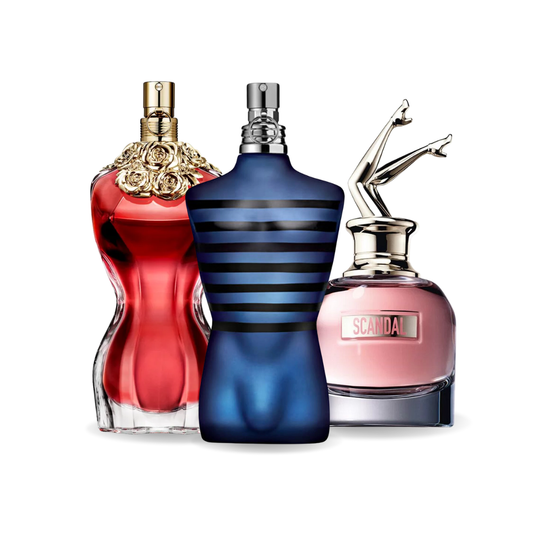 3 smaržu komplekts | LA BELLE, ULTRA MALE, Gaultier SCANDAL 100 ml