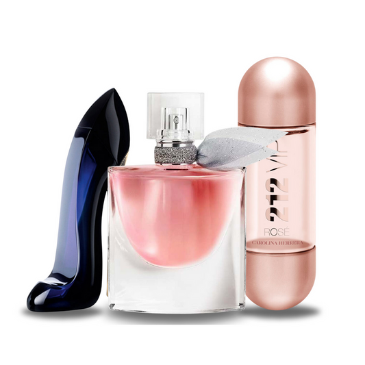 3 smaržu komplekts | GOOD GIRL, Lancôme LA VIE EST BELLE, 212 VIP ROSÉ 100 ml