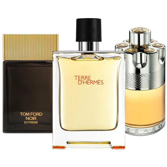 3 smaržu komplekts | Terre de'Hermes, Azzaro Wanted, Tom Ford Noir Extreme 100 ml